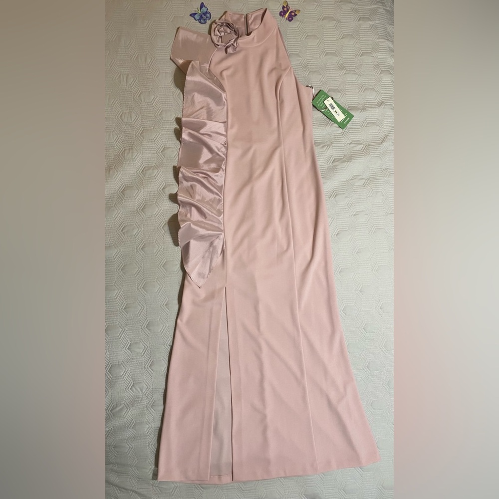 Pink Halter Evening Dress Size 14 NWT 🩷